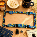 Black cat license plate frame photo 1