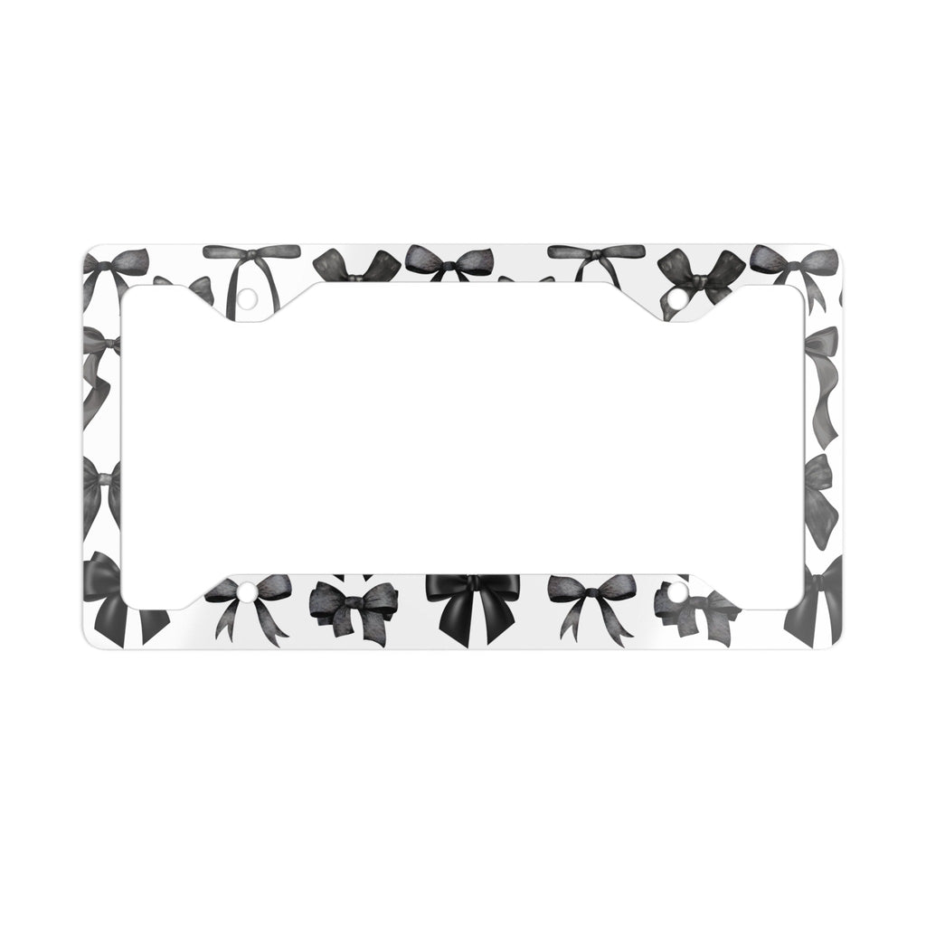 Black coquette bow frame photo 3