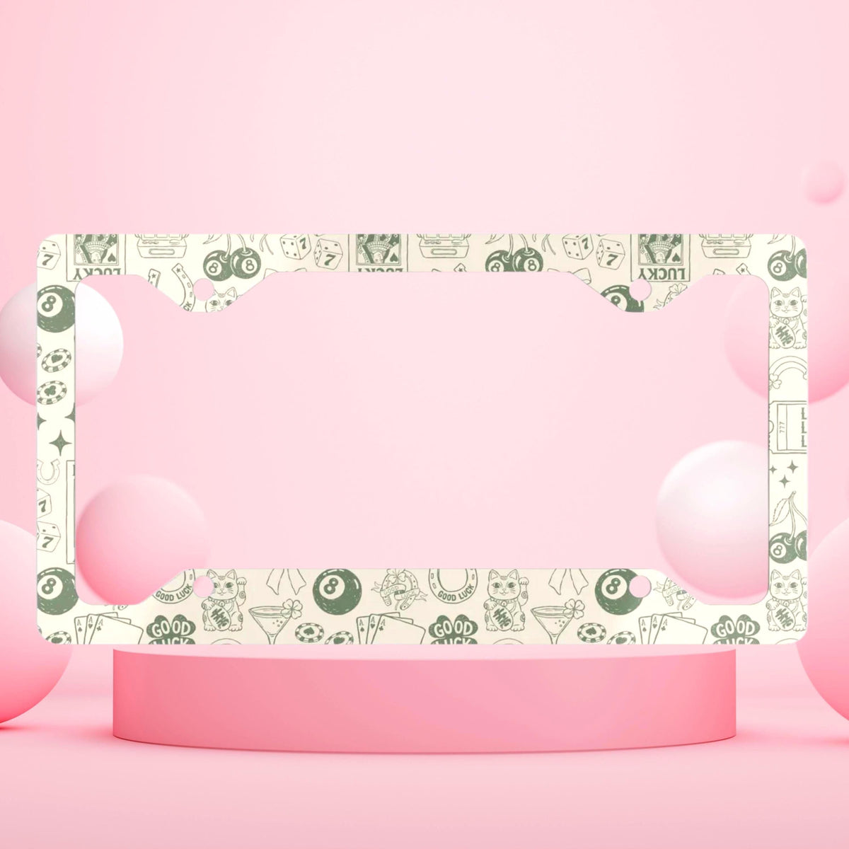 Lucky Las Vegas License Plate Frame photo 2