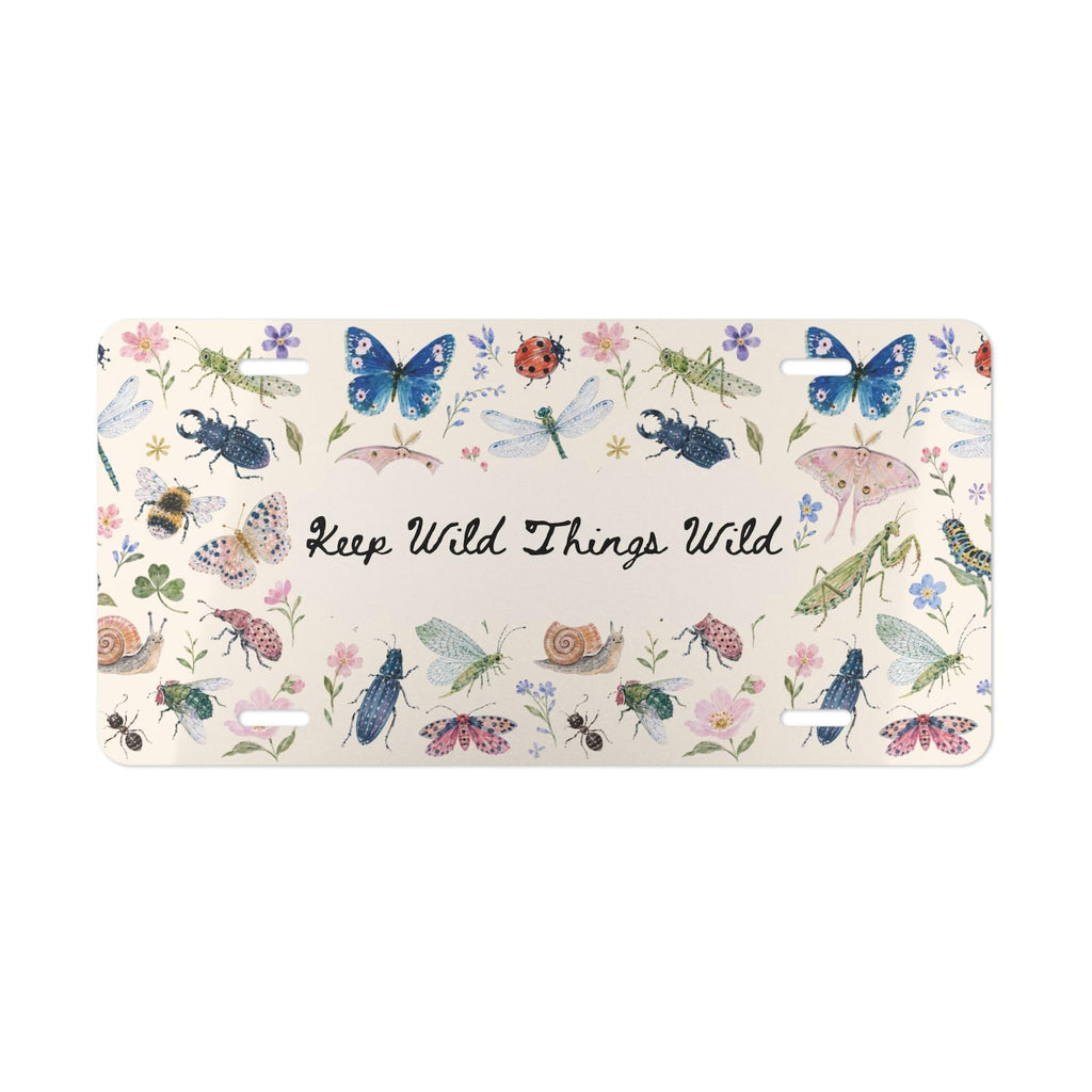 Personalized Botanical Bug Vanity Plate Etsy photo 2