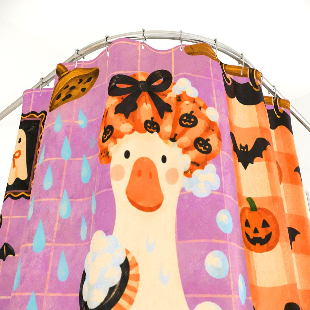 Halloween Goose Shower Curtain Etsy photo 2