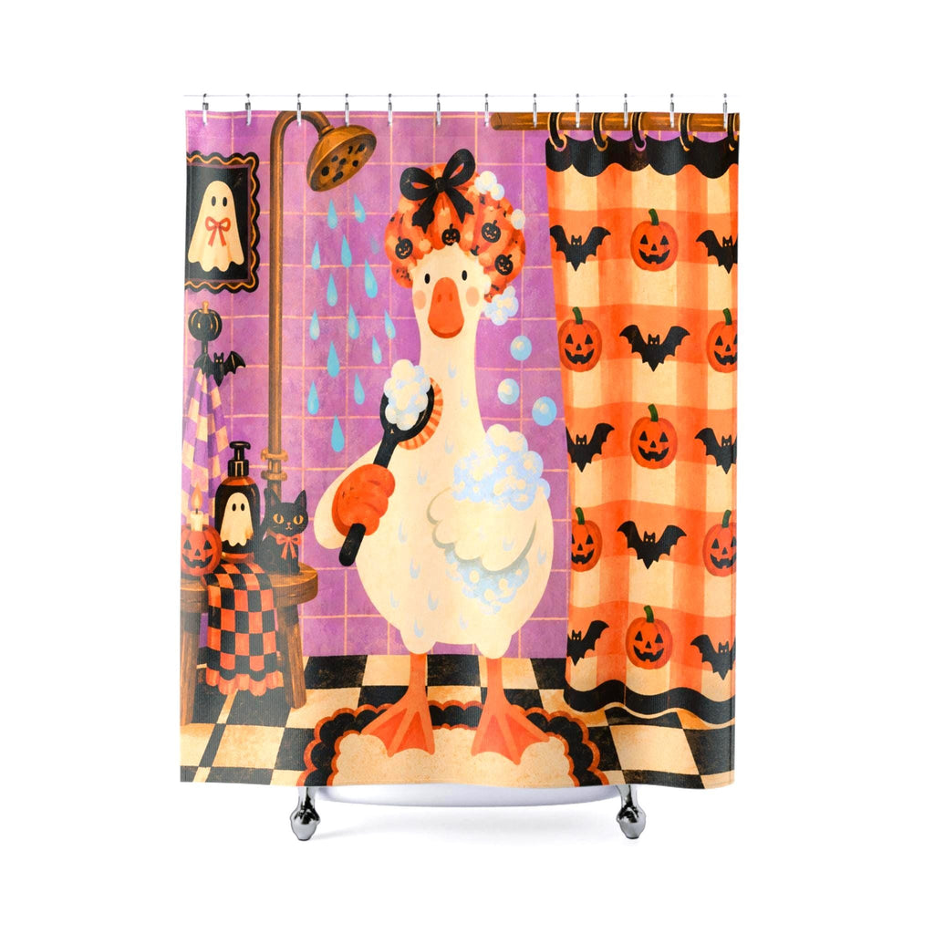 Halloween Goose Shower Curtain Etsy photo 4