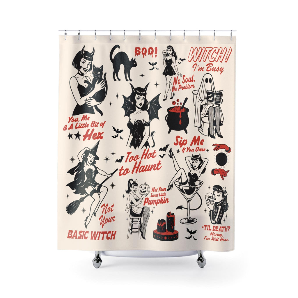 Halloween Christmas Shower Curtain Etsy photo 3
