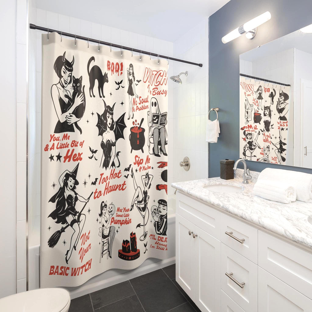 Halloween Christmas Shower Curtain Etsy photo 4
