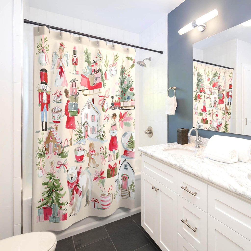 Coquette Christmas Shower Curtain photo 4