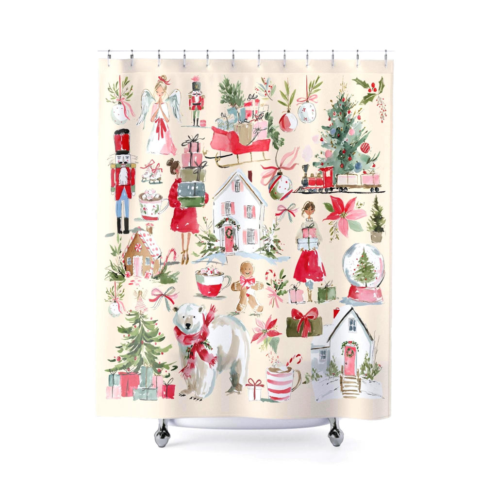 Coquette Christmas Shower Curtain photo 5
