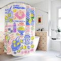 Farmers Market Doodle Shower Curtain Etsy photo 1