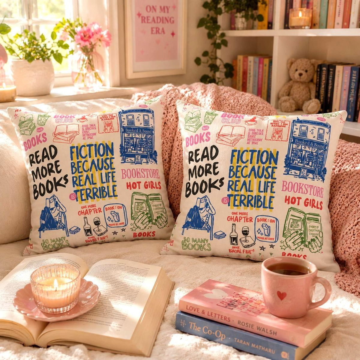Bookish Pillow Cover photo 2