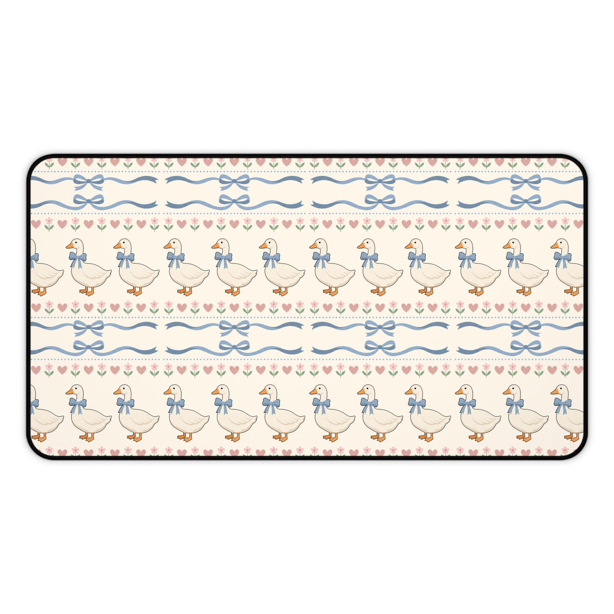 Blue Bow Goose Desk Mat photo 5
