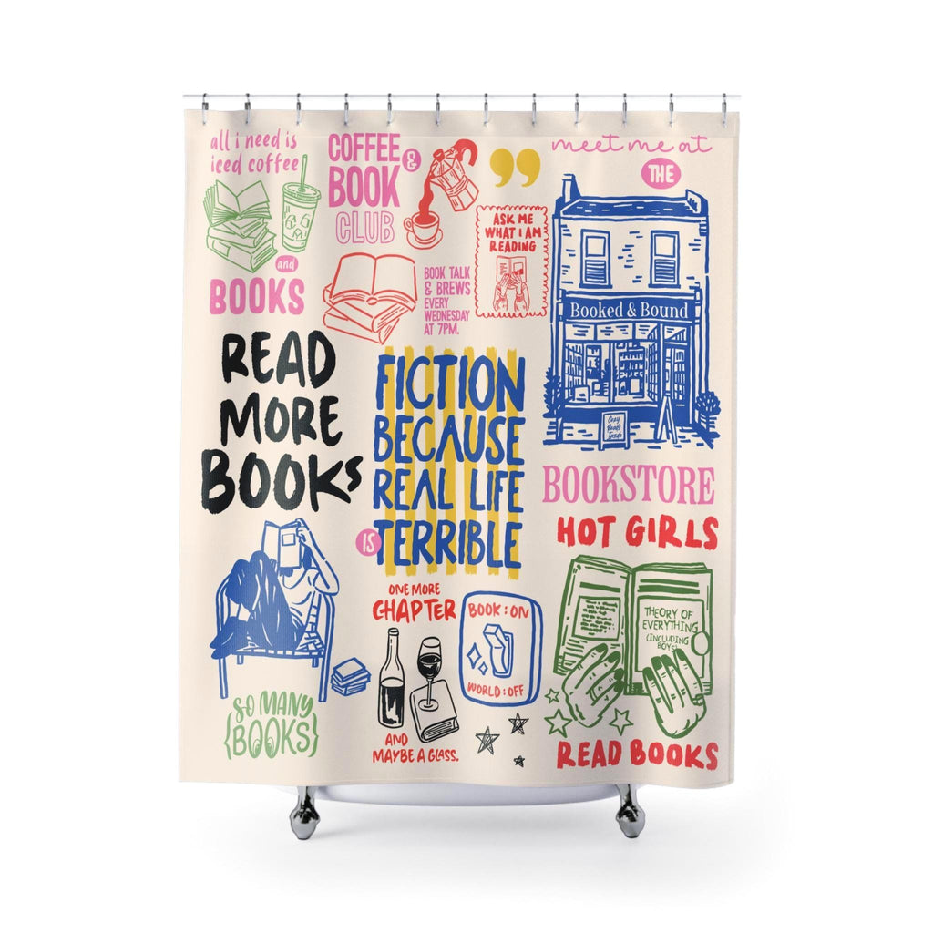 Book Lover Shower Curtain photo 5