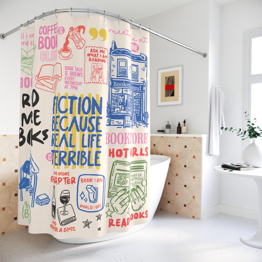 Book Lover Shower Curtain photo 6