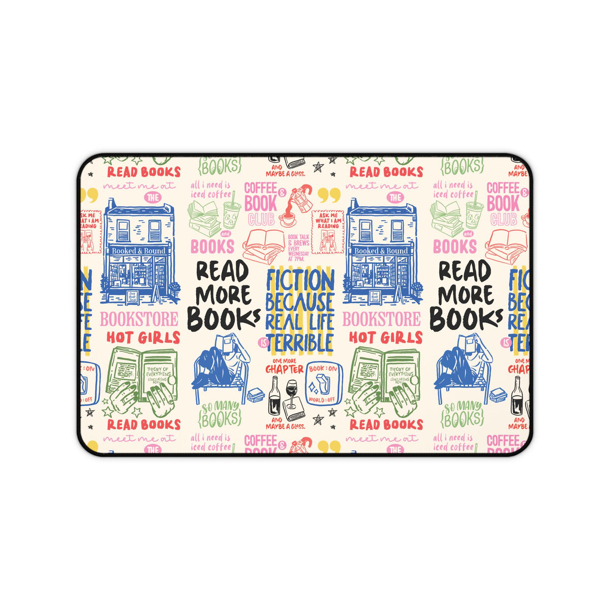 Bookish Doodle Desk Mat photo 4