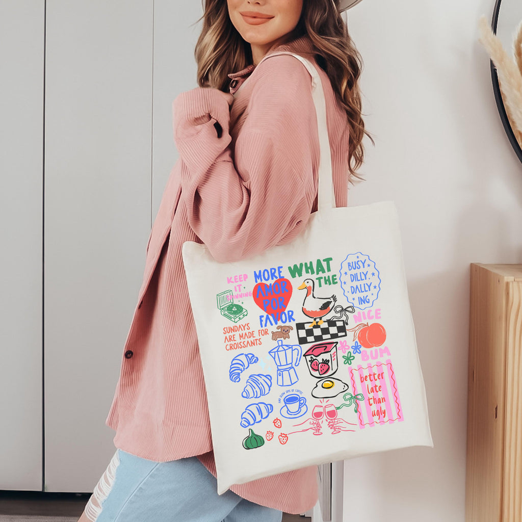 Farmers Market Duck Tote Bag Etsy photo 6