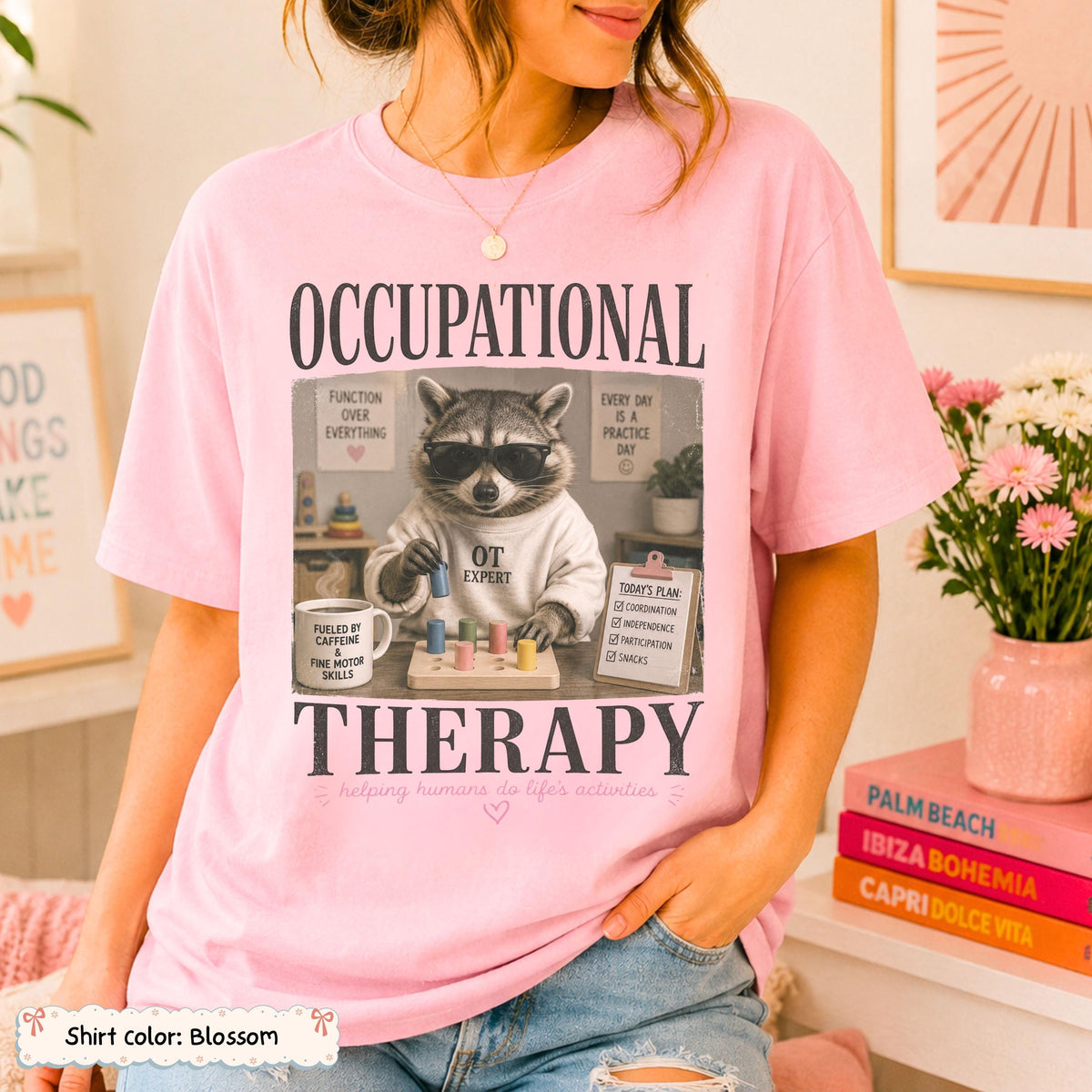 Occupational Therapy Raccoon Shirt photo 9