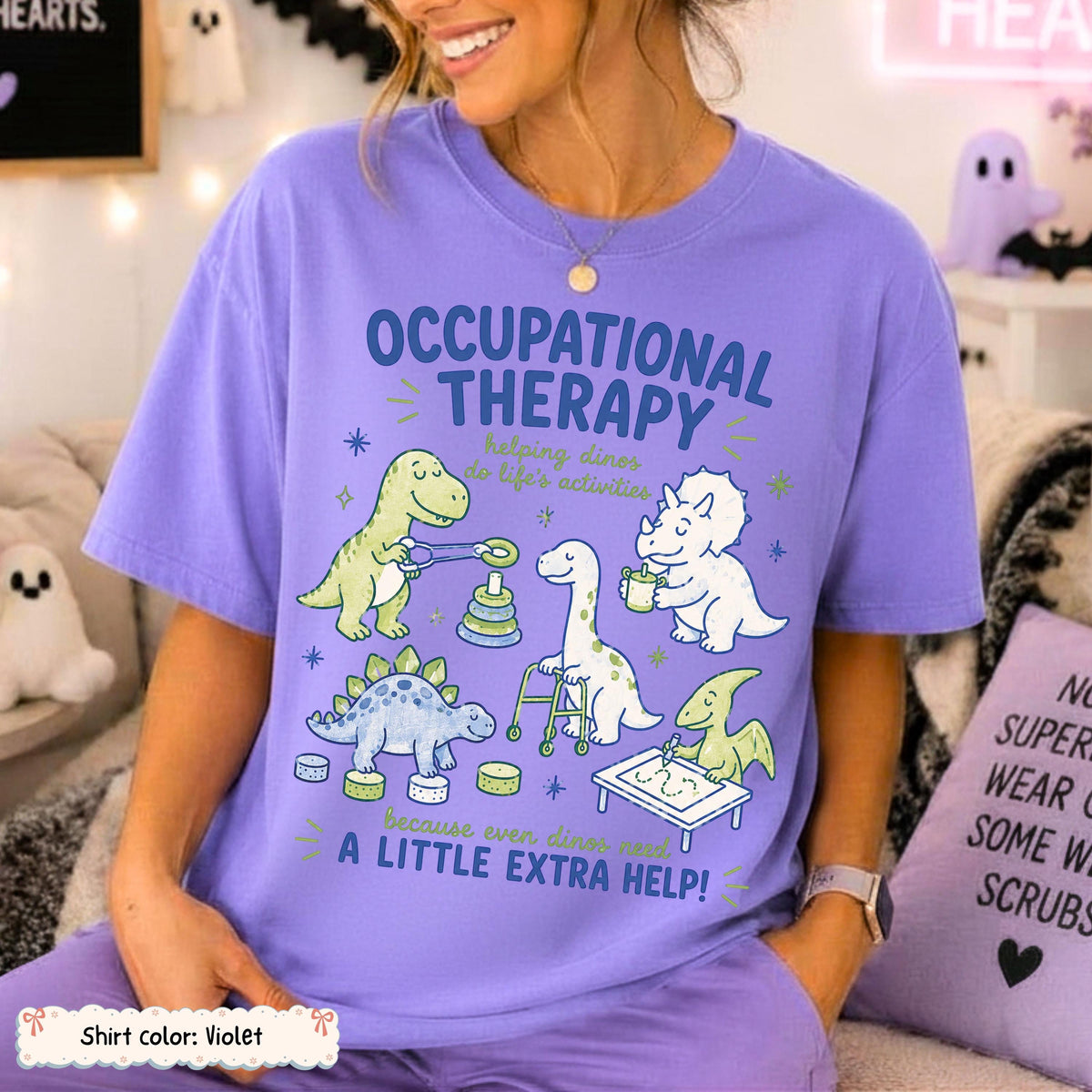 Occupational Therapy Dinosaur Shirt Etsy photo 10