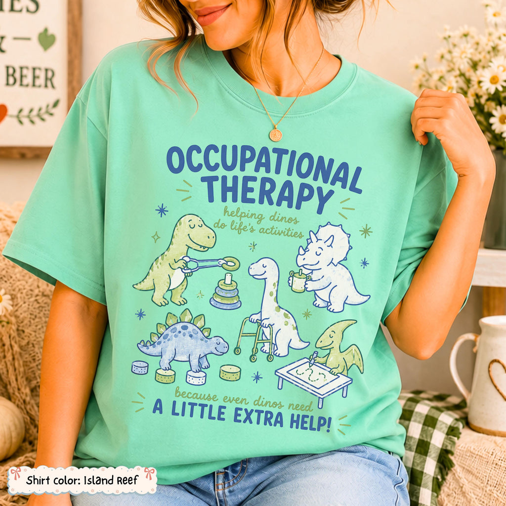 Occupational Therapy Dinosaur Shirt Etsy photo 4