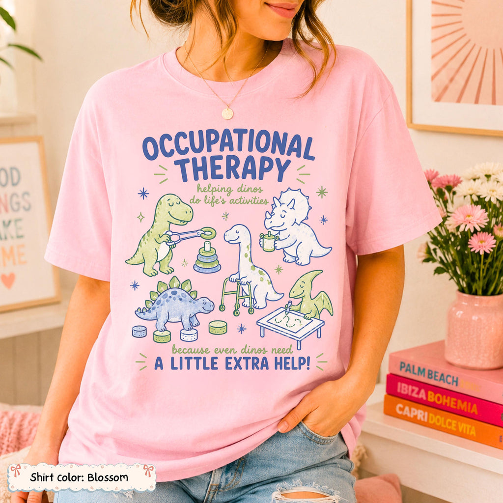 Occupational Therapy Dinosaur Shirt Etsy photo 6