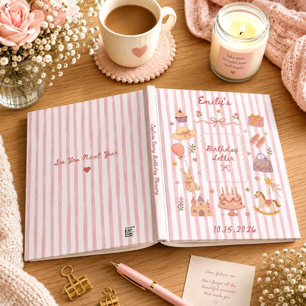 Personalized First Birthday Girl Memory Journal Etsy photo 2