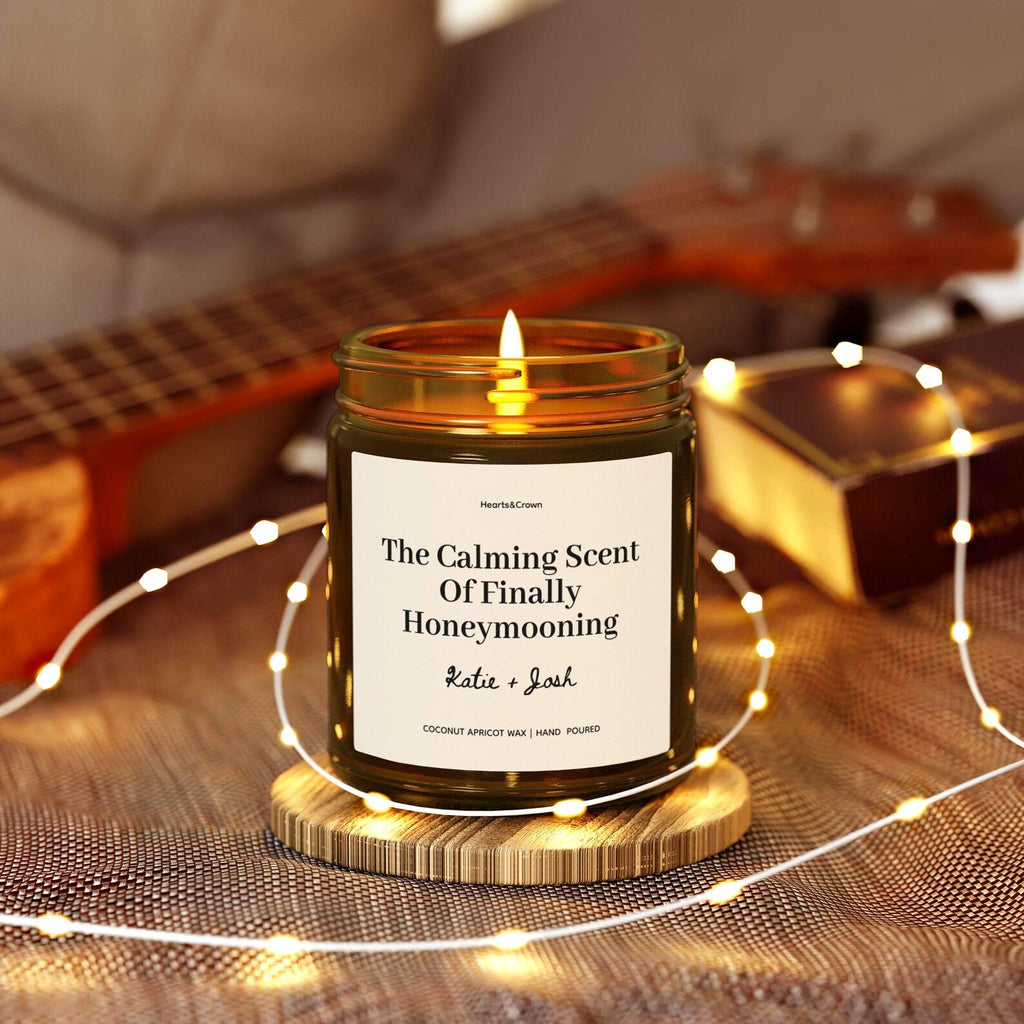 Personalized Honeymoon Candle Etsy photo 3