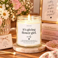 Personalized Flower Girl Candle Etsy photo 1