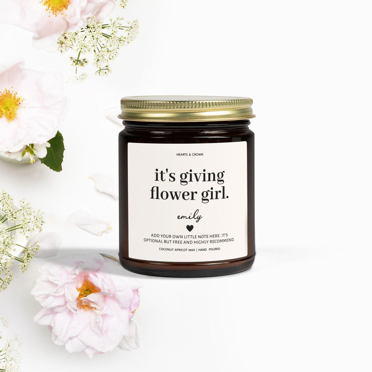 Personalized Flower Girl Candle Etsy photo 4