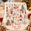 Personalized Christmas Sherpa Blanket Etsy photo 1