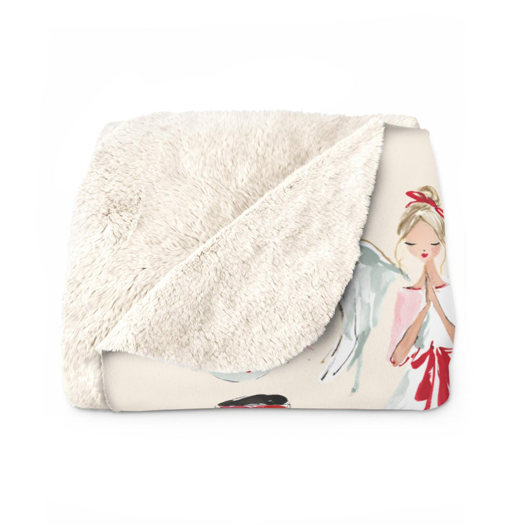 Personalized Christmas Sherpa Blanket Etsy photo 3
