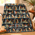 Personalized Book Lover Sherpa Blanket Etsy photo 1