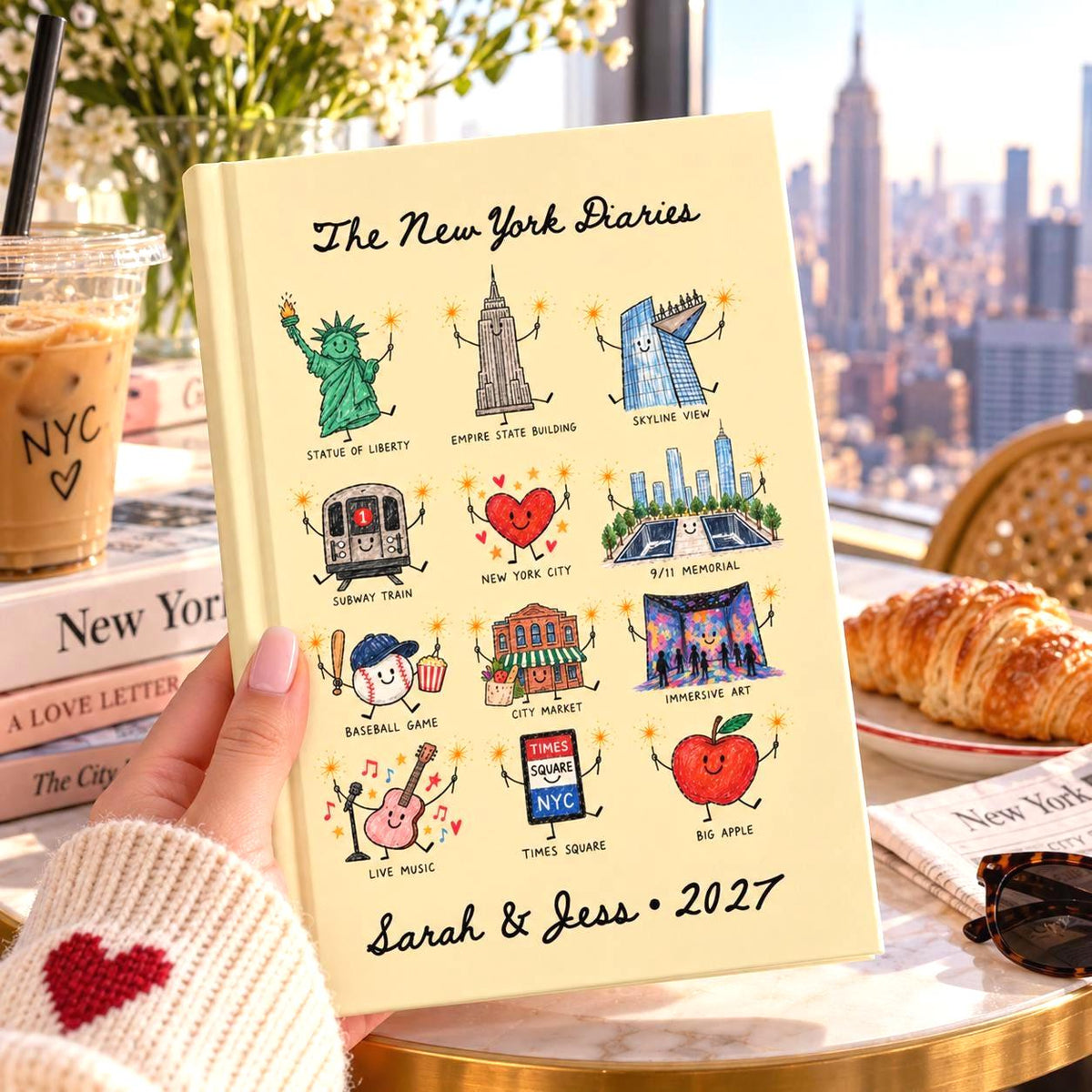 Personalized NYC Travel Memory Journal Etsy photo 1