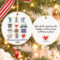 Personalized NYC Trip Ceramic Ornament – Double-Sided Etsy photo 1