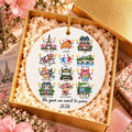 Personalized Paris Trip Ceramic Ornament Etsy photo 1