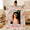 Personalized Photo Velveteen Plush Blanket Etsy photo 1