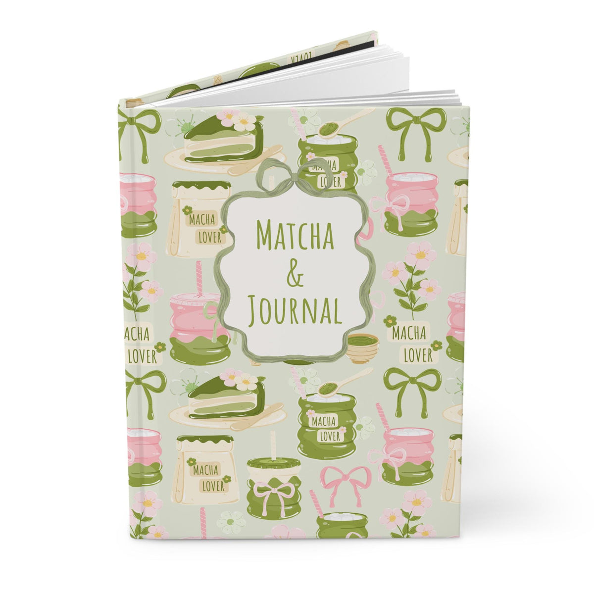 Personalized Matcha Journal selected Etsy photo 4