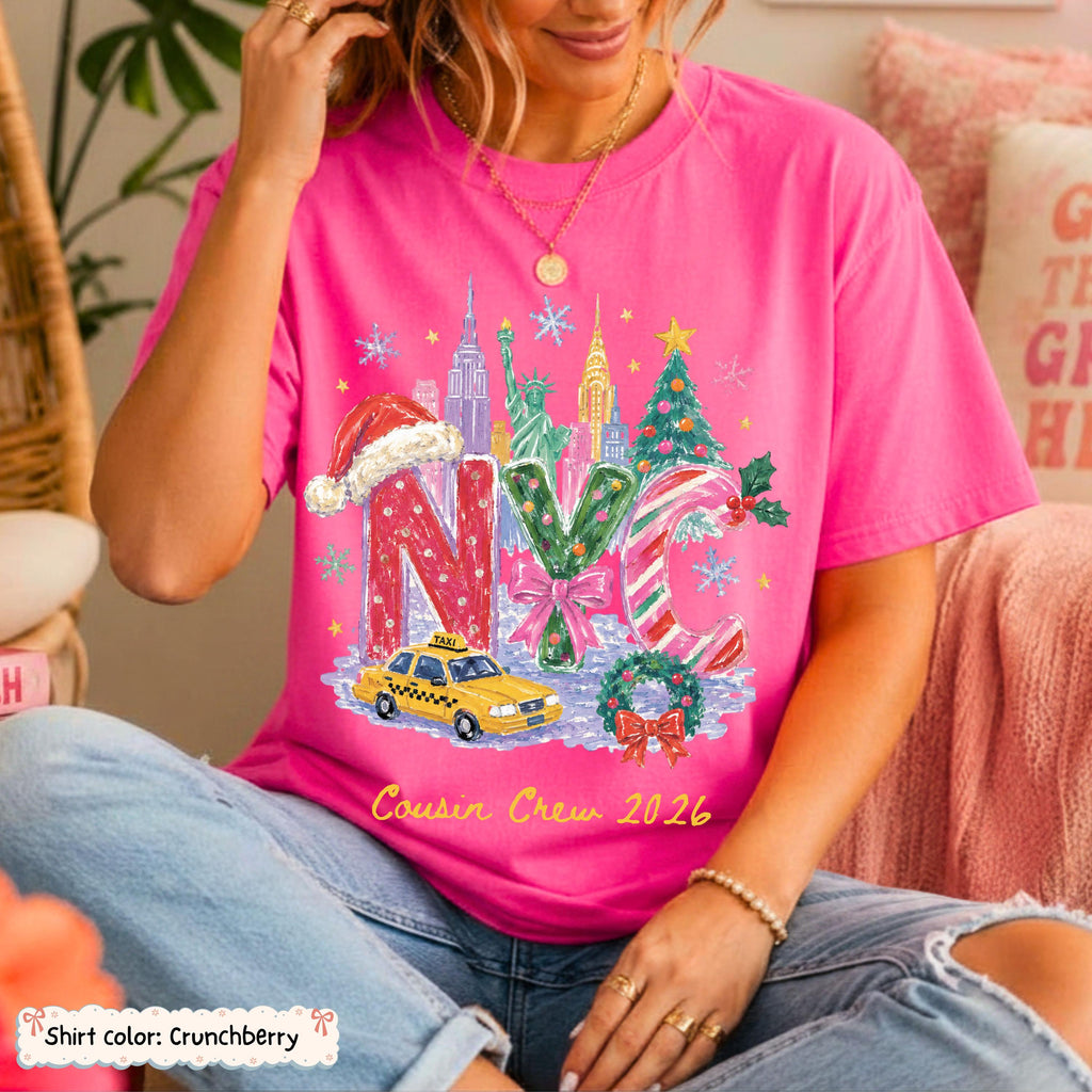 Personalized NYC Christmas Trip Shirt Etsy photo 5