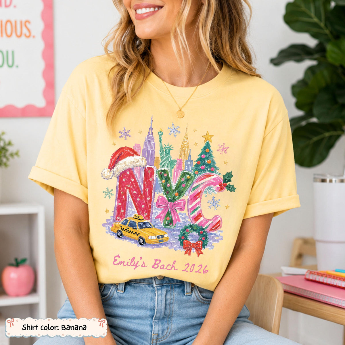 Personalized NYC Christmas Trip Shirt Etsy photo 7