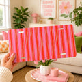 Pink & Red Stripe Vanity Plate Etsy photo 1