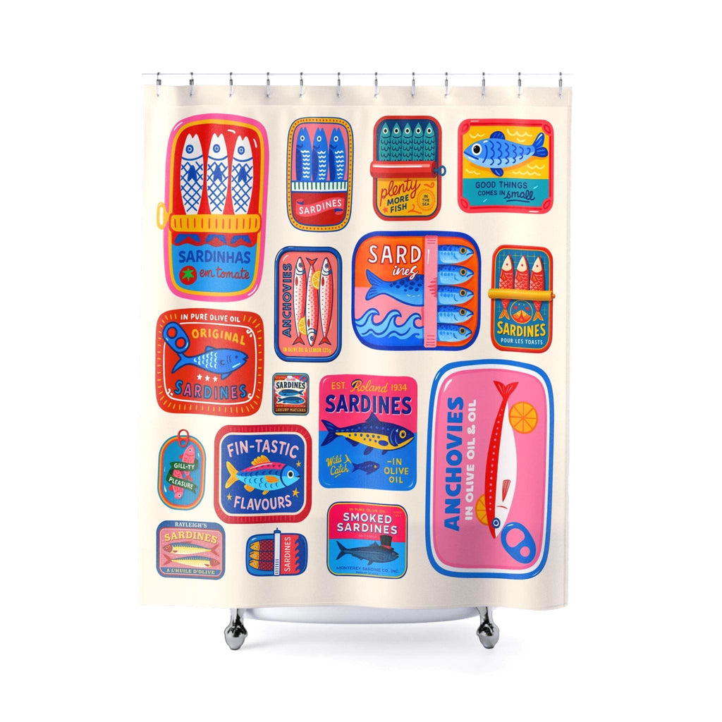 Sardine Shower Curtain Etsy photo 4