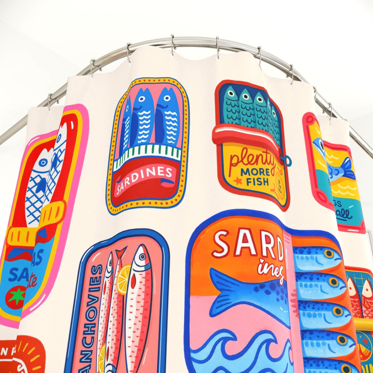 Sardine Shower Curtain Etsy photo 5