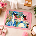 Pink Goose Bath Mat Etsy photo 1