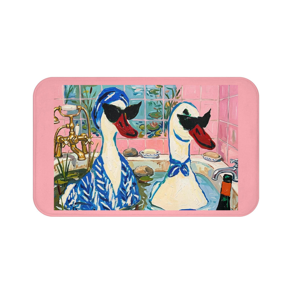 Pink Goose Bath Mat Etsy photo 3