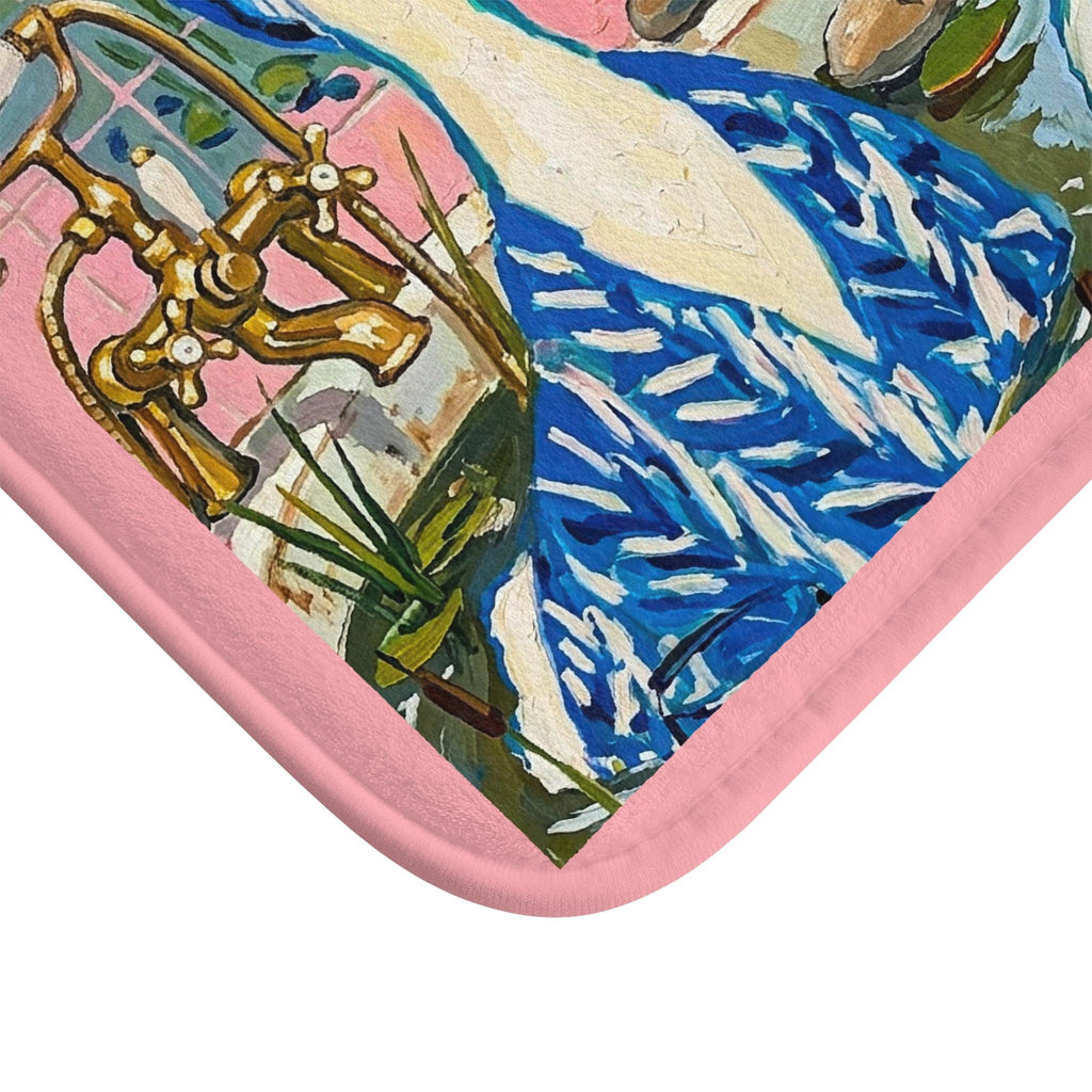 Pink Goose Bath Mat Etsy photo 5