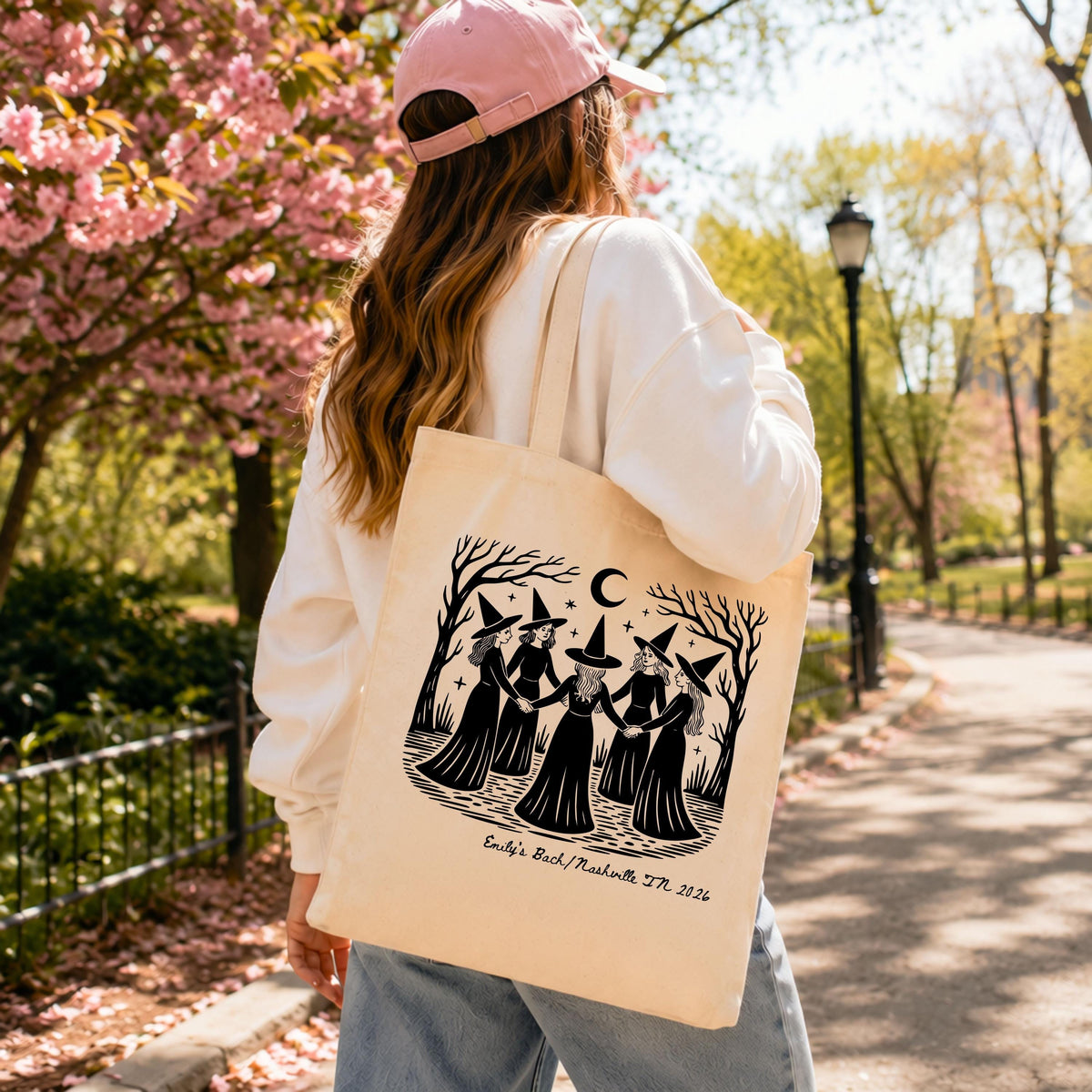 Personalized Witch Girls Trip Tote Bag Etsy photo 5