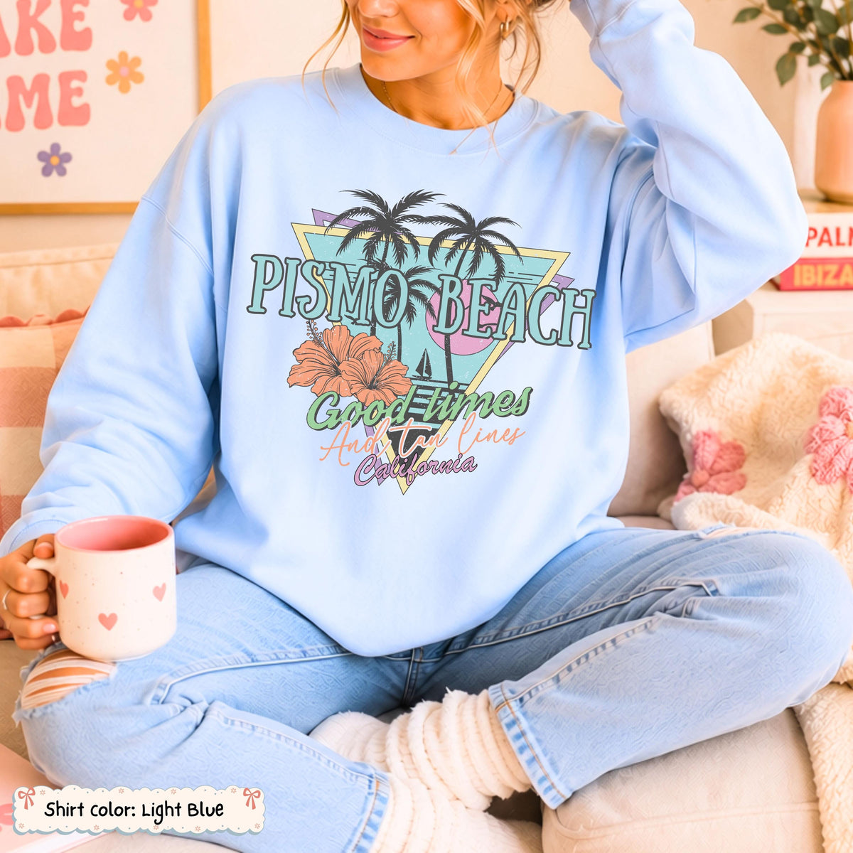 Pismo Beach Sweatshirt Etsy photo 3