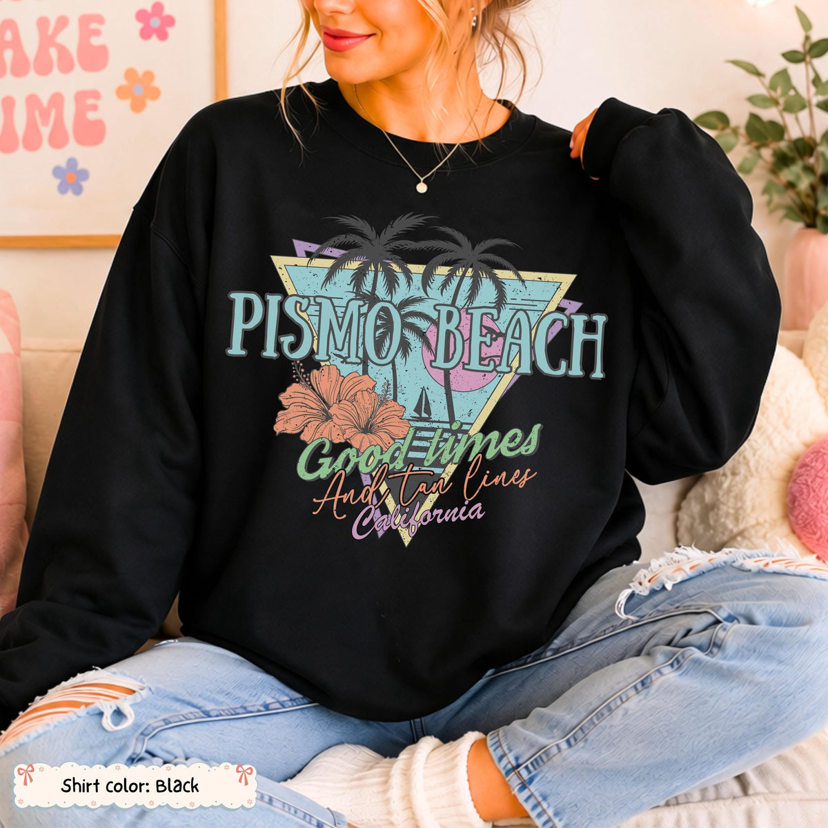 Pismo Beach Sweatshirt Etsy photo 4
