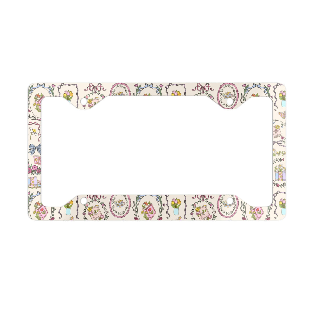 Spring Garden Book License Plate Frame Etsy photo 4