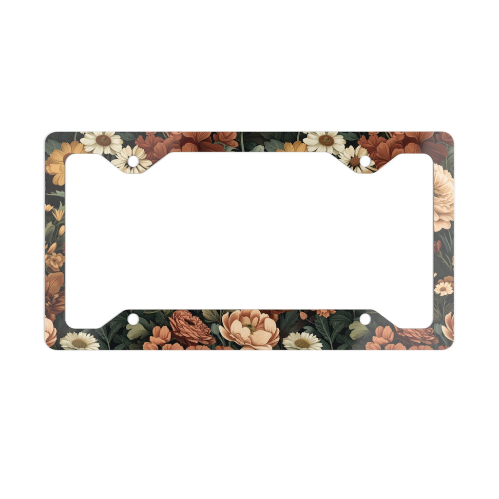 Vintage Wildflower License Plate Frame Etsy photo 3