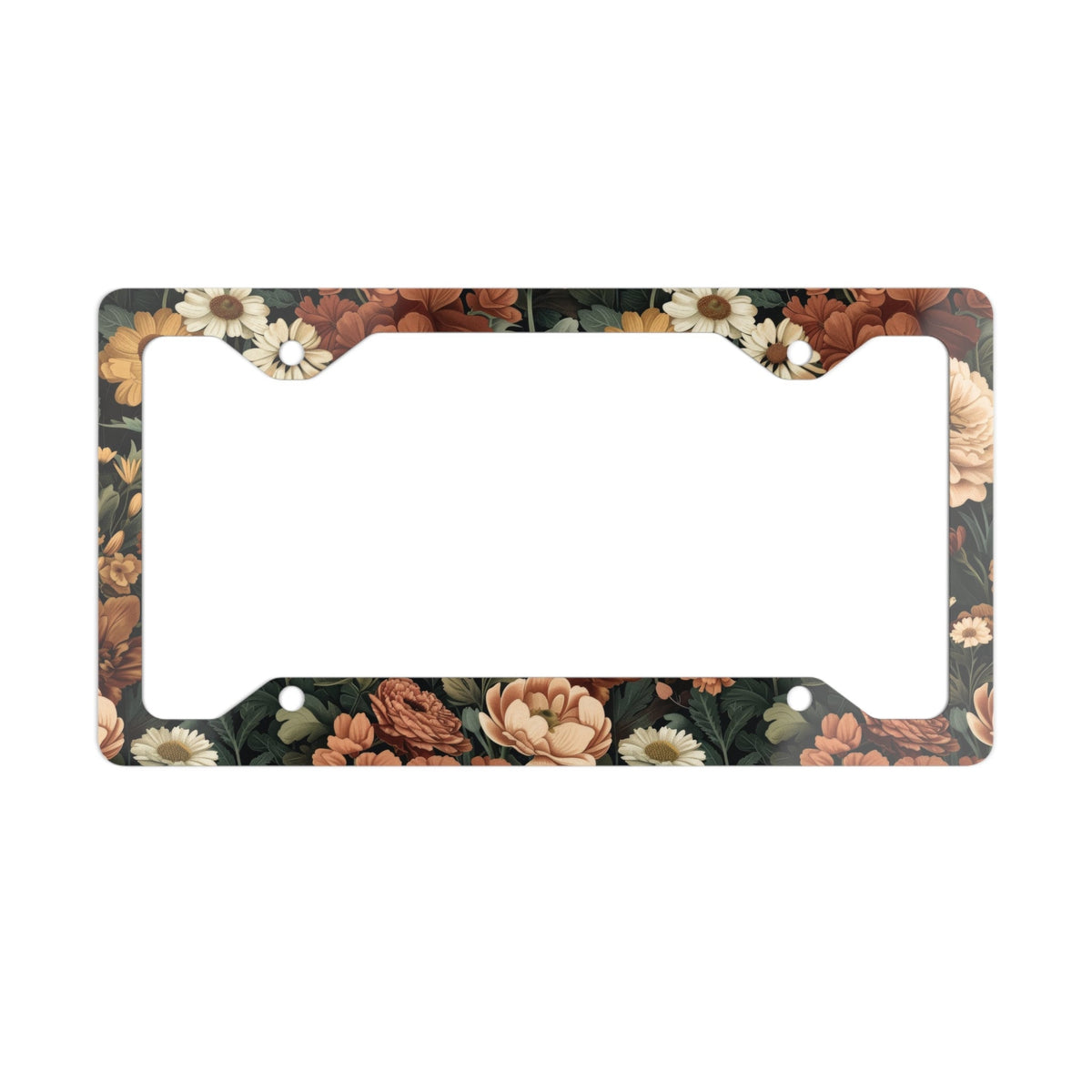 Vintage Wildflower License Plate Frame Etsy photo 3