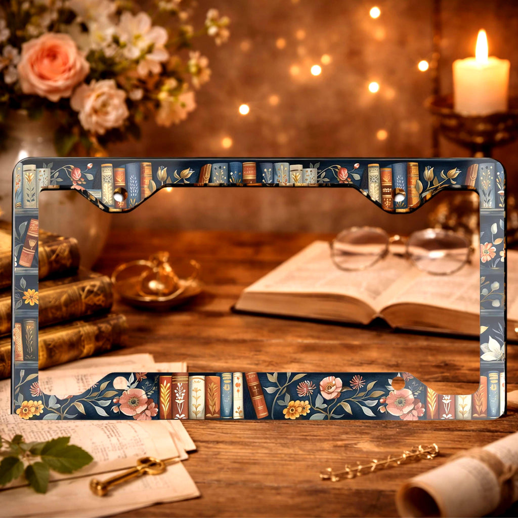 Vintage Book License Plate Frame Etsy photo 3