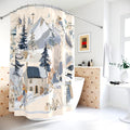 Winter Countryside Shower Curtain Etsy photo 1