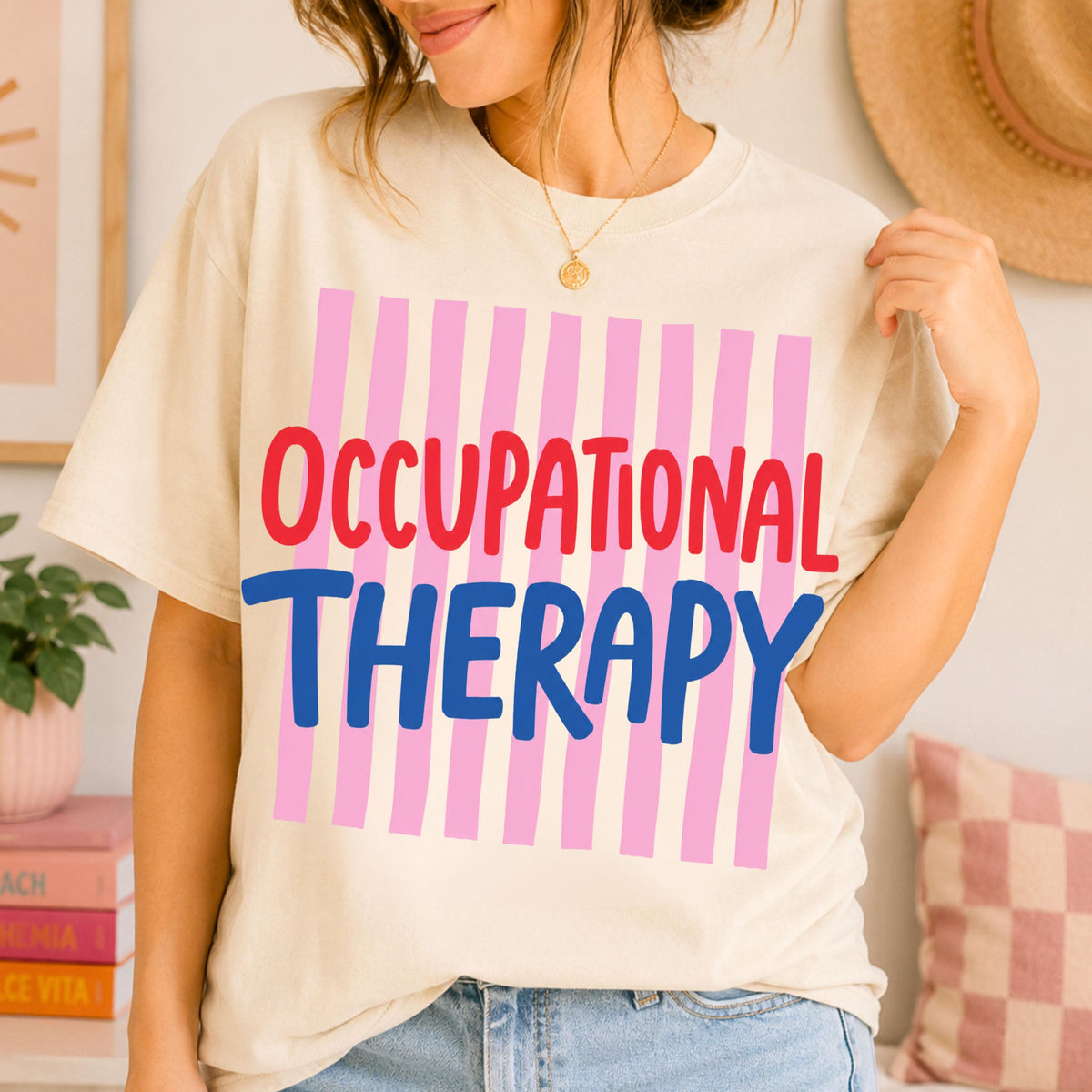 Striped Occupational Therapy Shirt Etsy photo 2